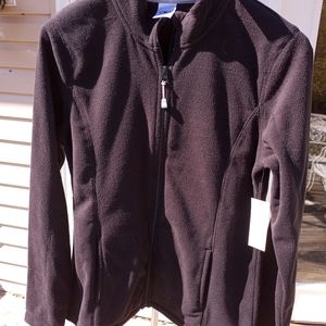 Athletic Works Black Fleece Jacket Size Medium